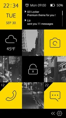GO Locker Gridy Theme android App screenshot 0