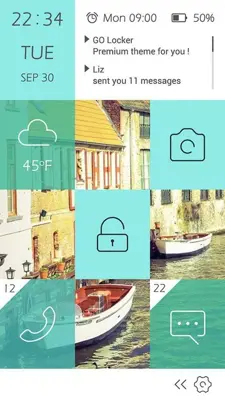 GO Locker Gridy Theme android App screenshot 1