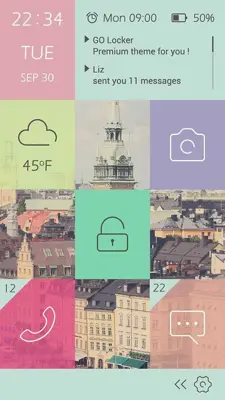 GO Locker Gridy Theme android App screenshot 2